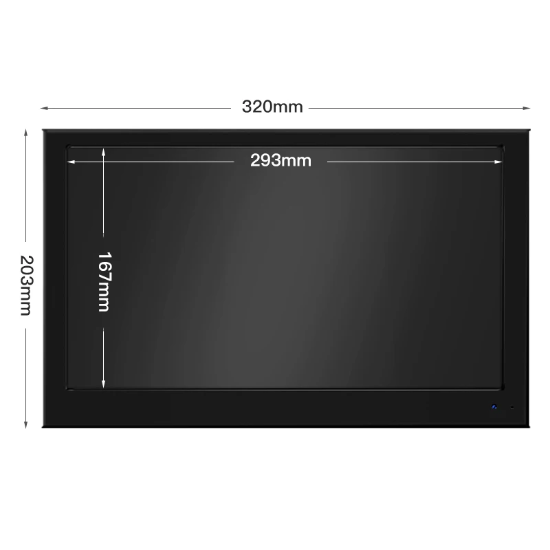 13.3 Inch IPS 1920*1080 Non Screen Portable TFT Microscope Back out OEM ODM Industrial Factory Game Monitor