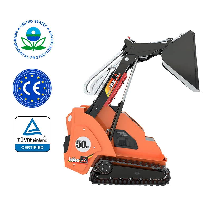 China Earth-Moving Machinery CE Approved Telescopic Diesel Engine Mini Skid Steer Loader