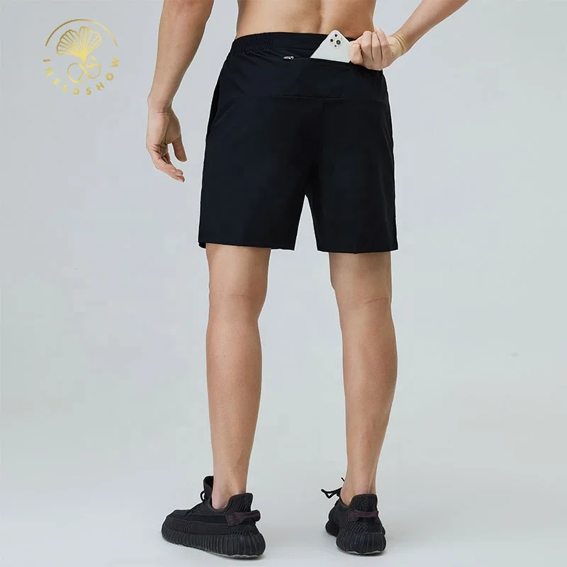Fashion Mens Fitness Apparel Summer Shorts High Quality Men Athletic Sport Shorts Wholesale Zipper Design Pocket Men Gym Shorts