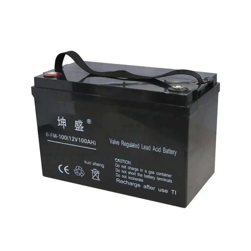 Long Life Agm Sealed 12v 100ah 29.1kg Sealed Lead Acid Deep Cycle Battery Solar Energy Storage Battery