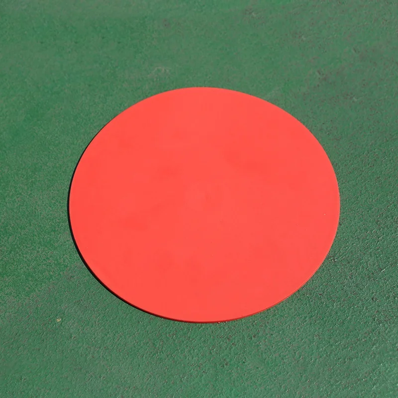 Get-Fit Hot Sale Anti Slip Colorful Rubber Floor Poly Carpet Spot Markers for Training & Kids Activities