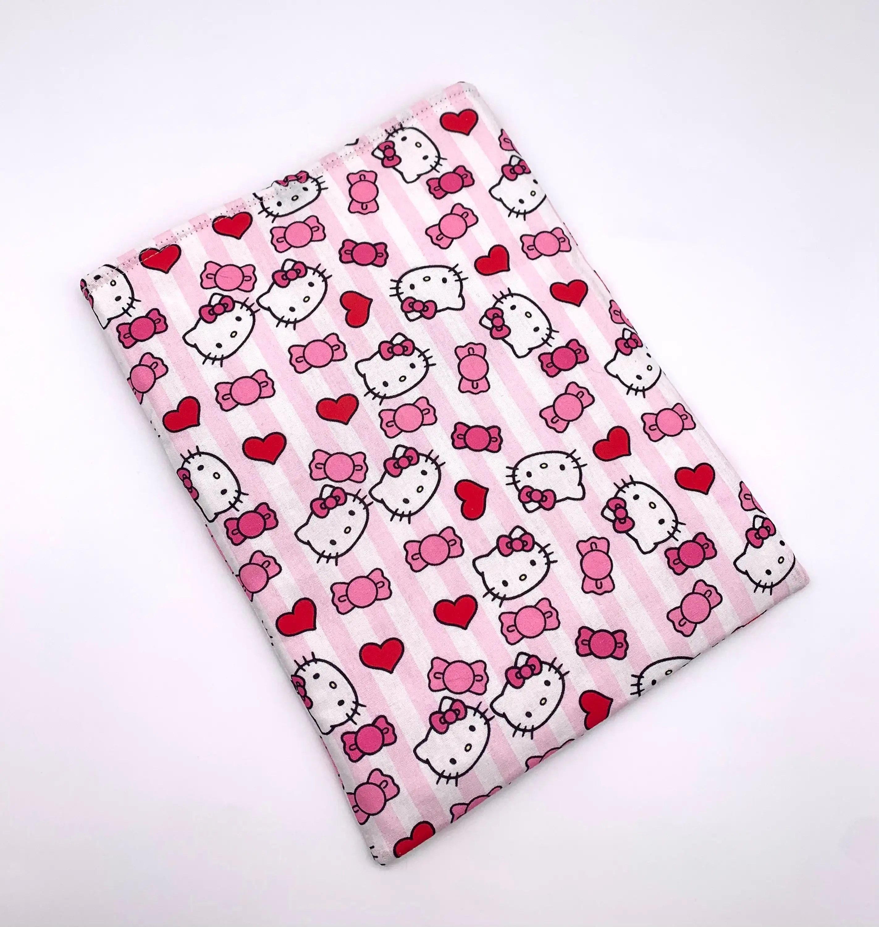 boutique custom book pocket button book cover exquisite print pink cute paperback book sleeve