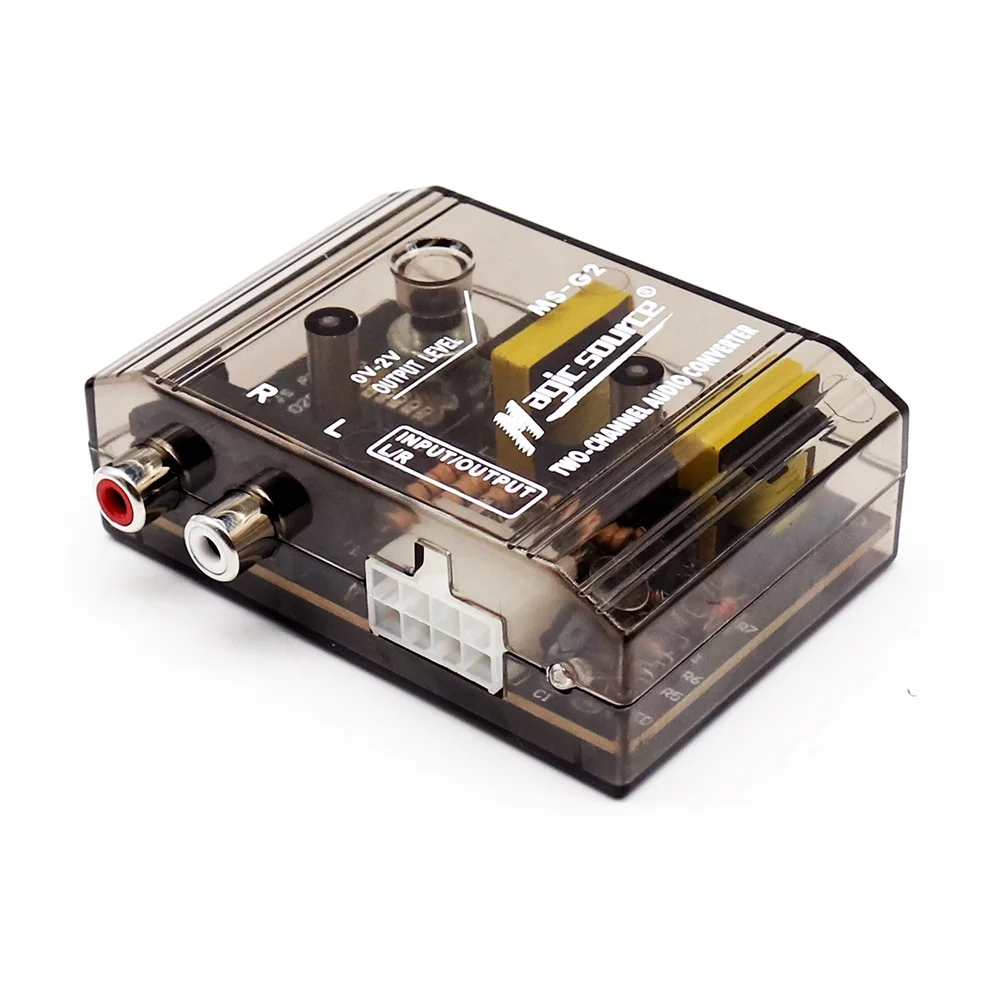 От низкого до высокого для дизельных двигателей дизельный двигатель аудио динамик кабель RCA адаптер сабвуфер 2-х канальный с Line Out