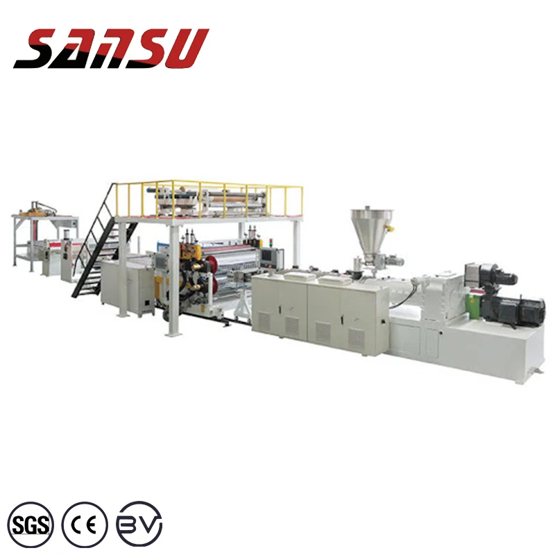 plastic used PET sheet manufacturing extrusion production making machine line