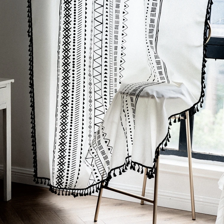 Wholesale Wedding Cotton Hotel Office Custom Decoration Photo Livingroom Designer White Luxury Window