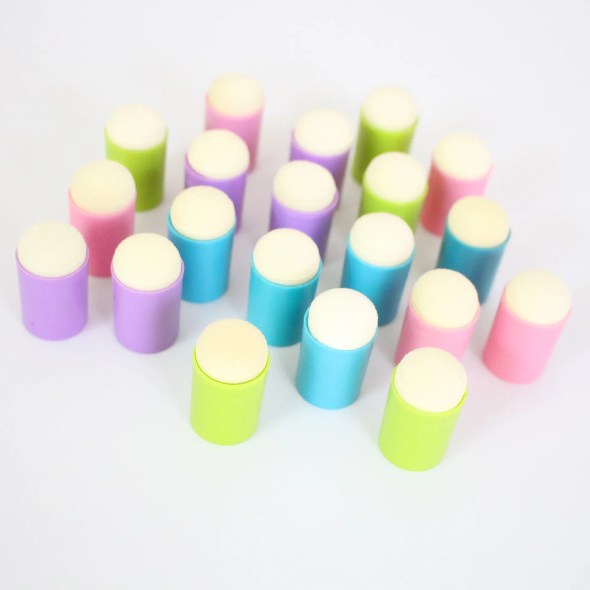 Children Craft DIY Painting Tools Finger Sponge Stamp Black Dauber Sponge