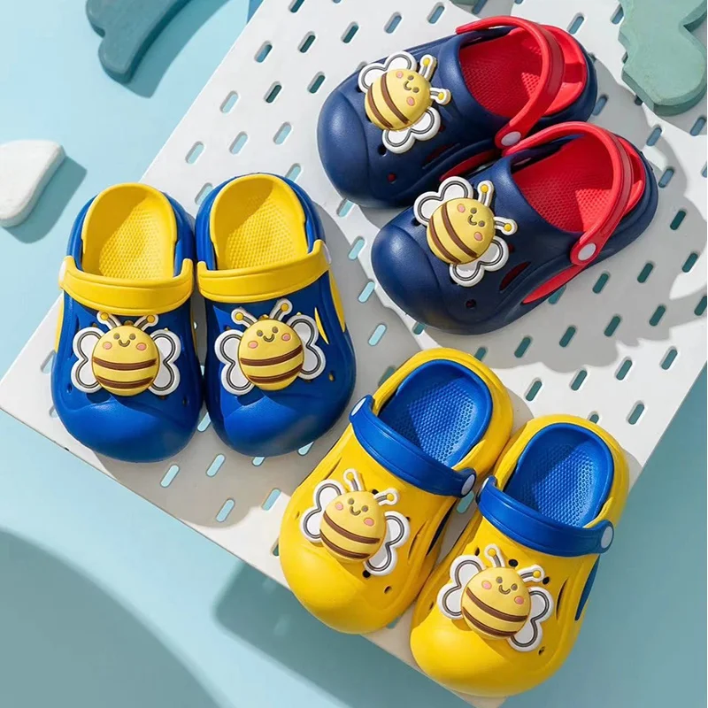 SATU Wholesale Baby Slides Sapceman Fresh EVA Clogs Sandals Soft Sole Summer Toddler Slides Slippers For Kid