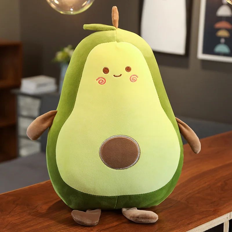 Kawaii авокадо плюшевая игрушка подушка кукла на заказ мягкий