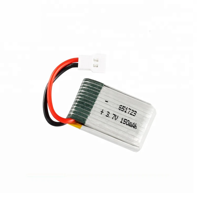 651723 Rechargeable 3.7V 150mah Mini Lipo Drones Battery For RC Helicopter