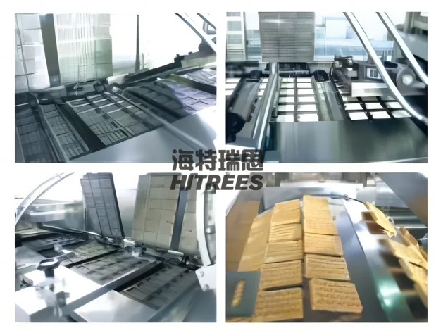 High Capacity  Soft Waffle Baking Equipment Soft Waffle Making Line Waffle Processing Line For Catering Industry