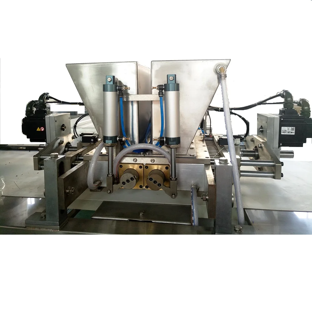 Automatic Drops Depositor Chocolate Chips Depositing Machine production line choclates snicker