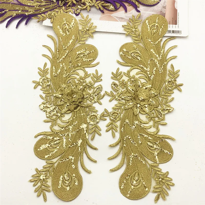 Blossom Flower Applique Clothing Embroidery Patch Sticker Iron On Sew Cloth DIY Fabric Badge Stickers for Clothing Jeans