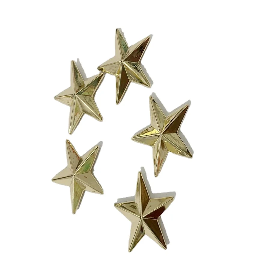 Wholesale Bag Accessories Custom Fashion Gold  little star ornament  rivet Accept custom