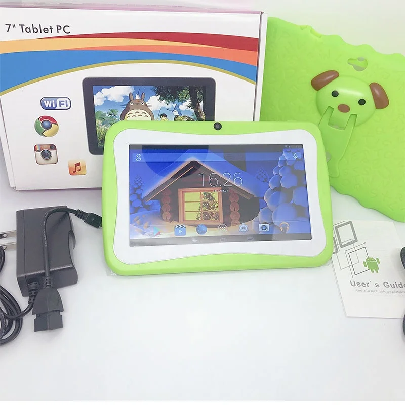 Q7 table touch screen android smart table pc with 4GB/8GB Storage capacity Educational tools for kids