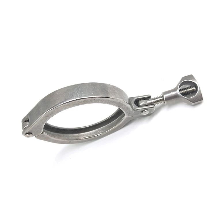 SS304 316L Clamp Sanitary Stainless Steel Fittings China Single Pin Clamp 13MHH