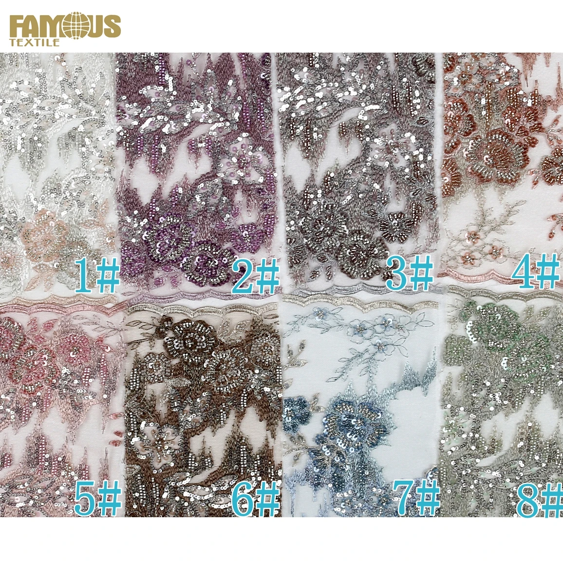 Роскошная вышитая бисером Свадебная Тюль 5 ярдов с кристаллами и блестками белая машинная бисерная кружевная ткань для свадебных