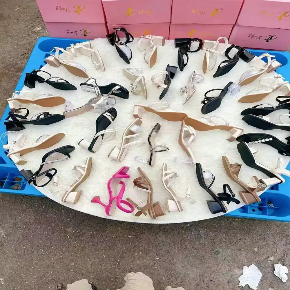 3.95 Dollars Model GW002 Size 35-39 New Design Ready Ship Ladies Fashion Comfortable Cheap Flat Dress Shoes