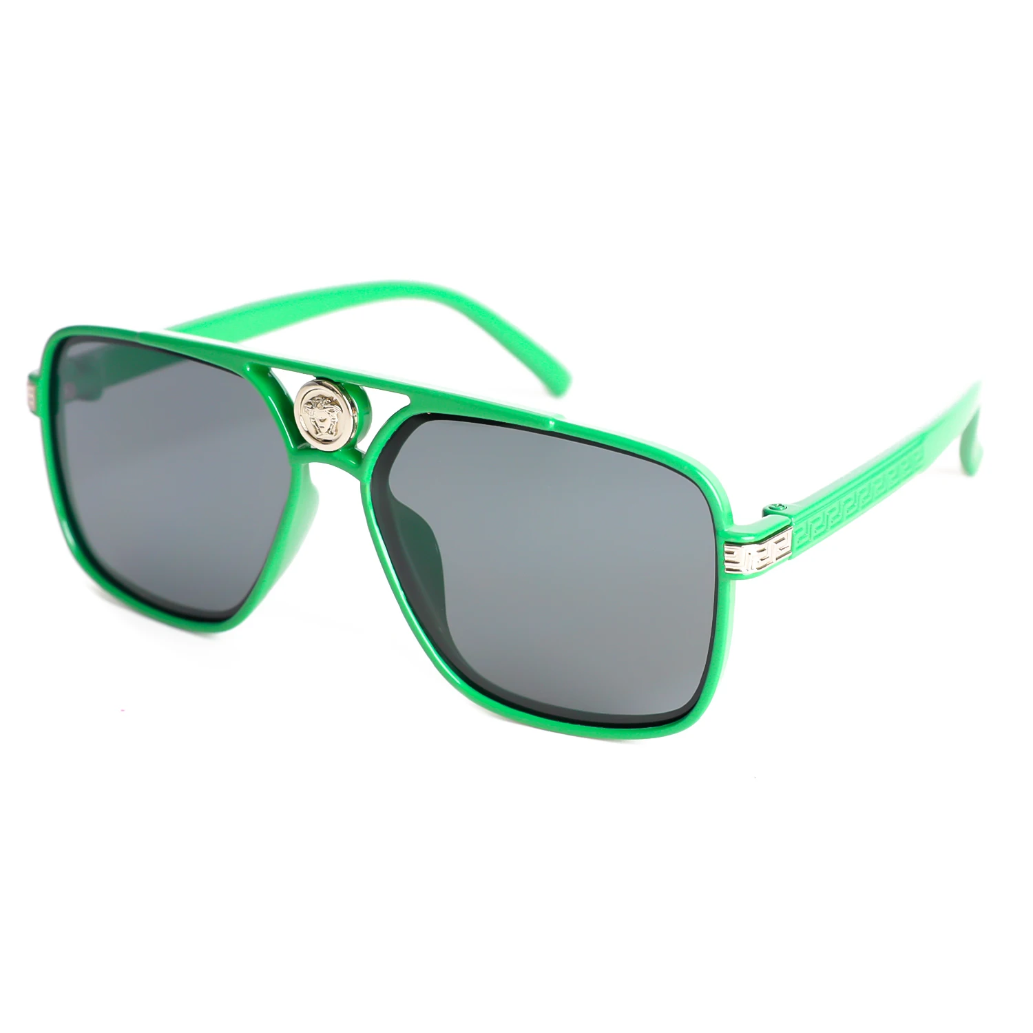 Fine mirror leg Oval frame Premium Sunglasses for Women Sunscreen Retro double beam Rose Light Luxury Sunglasses 131 RT040