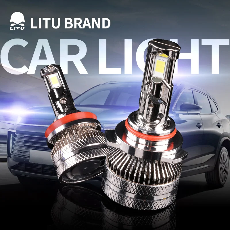 High power 9005 200W 5000lm hb3 led auto headlight bulb Halogen color Yellow hb4 9006 car lights led headlight