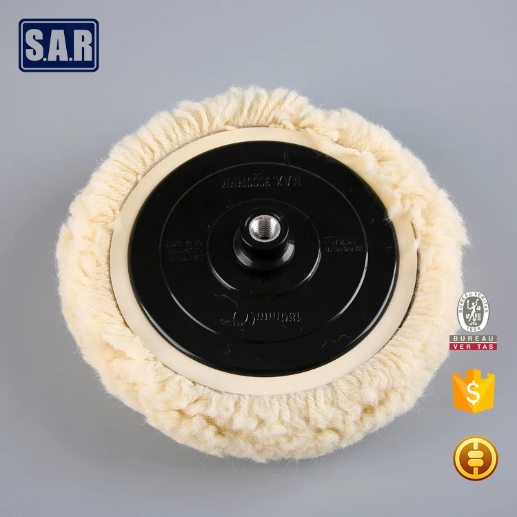  Беспыльная шерстяная шлифовальная накладка Полировочная Накладка для автомобиля