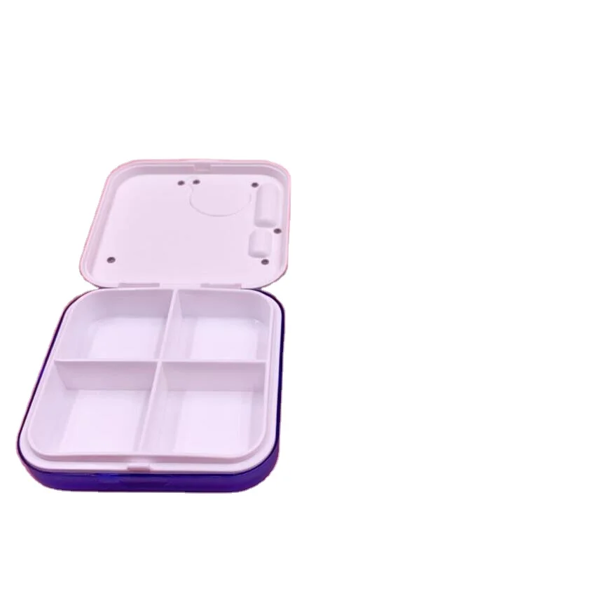 Custom Logo Portable Daily Smart Pill Box with Automatic Alarm Reminder for Vitamin Fish Oils