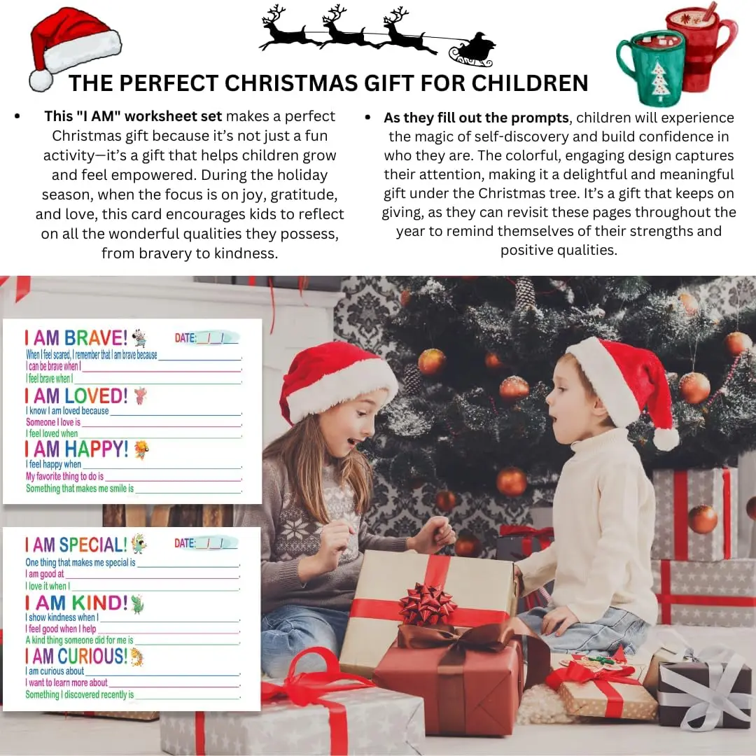 Interactive Double-Sided Affirmation Cards with Complete The Sentence Response 30 Cards for Teacher Classroom or Home Education