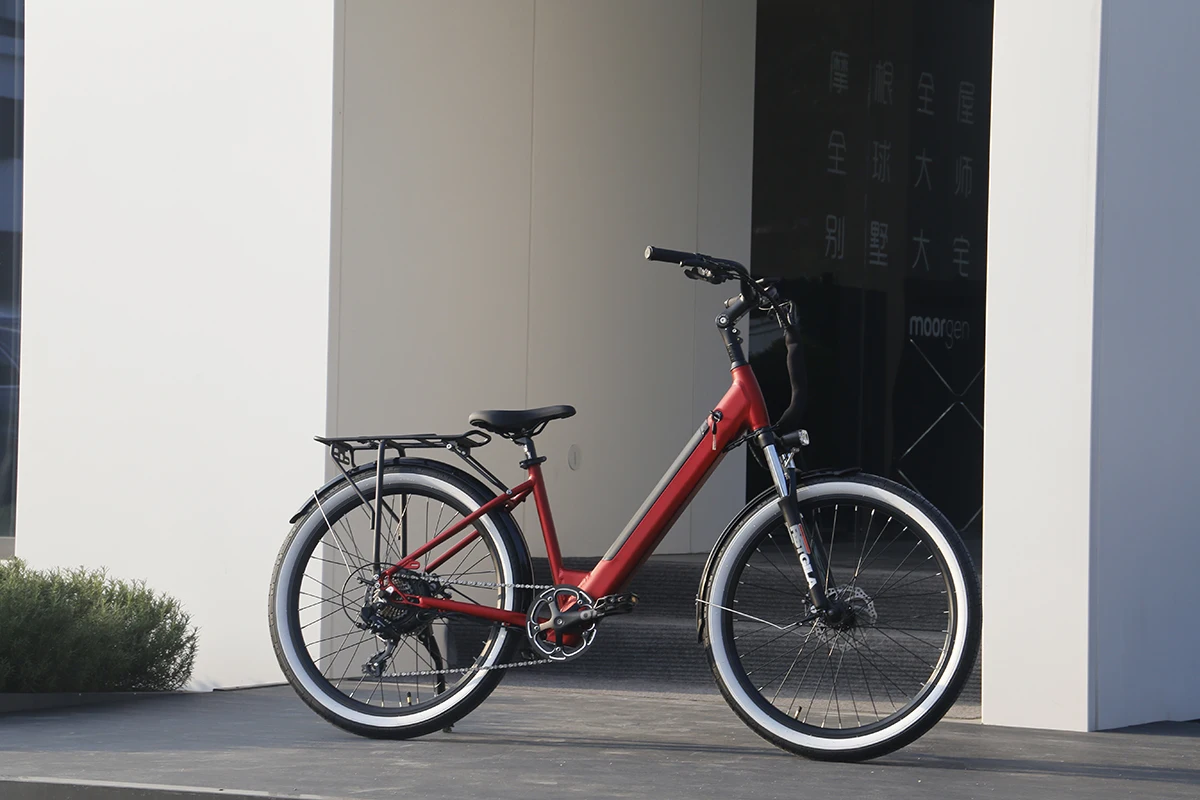 Stock E Bikes Electric Bicycle Removable Off Road Electric Bicycle Bike 7 Speed City Ebike