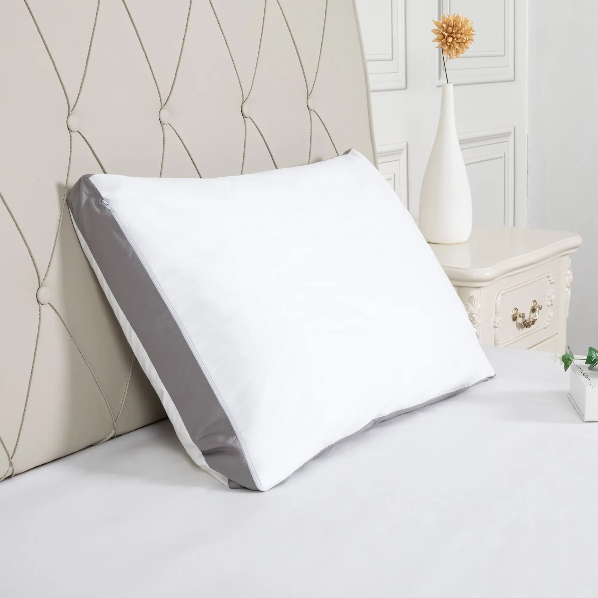 High Quality Gusset Pillow customized gusseted pillow Manufacturers Queen Size Height Adjustable