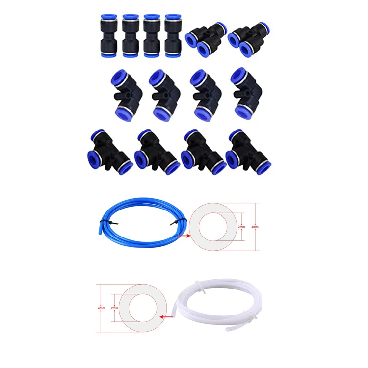 
PUC PUT PV Pneumatic in Quick Connector Tube Fittings for Nylon Hose 