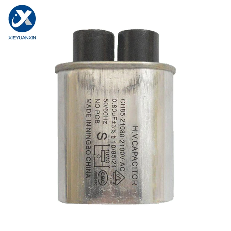 BC Microwave oven high voltage capacitor 2100V 0.8UF 0.86UF 2+2 large plug capacitor microwave oven accessories