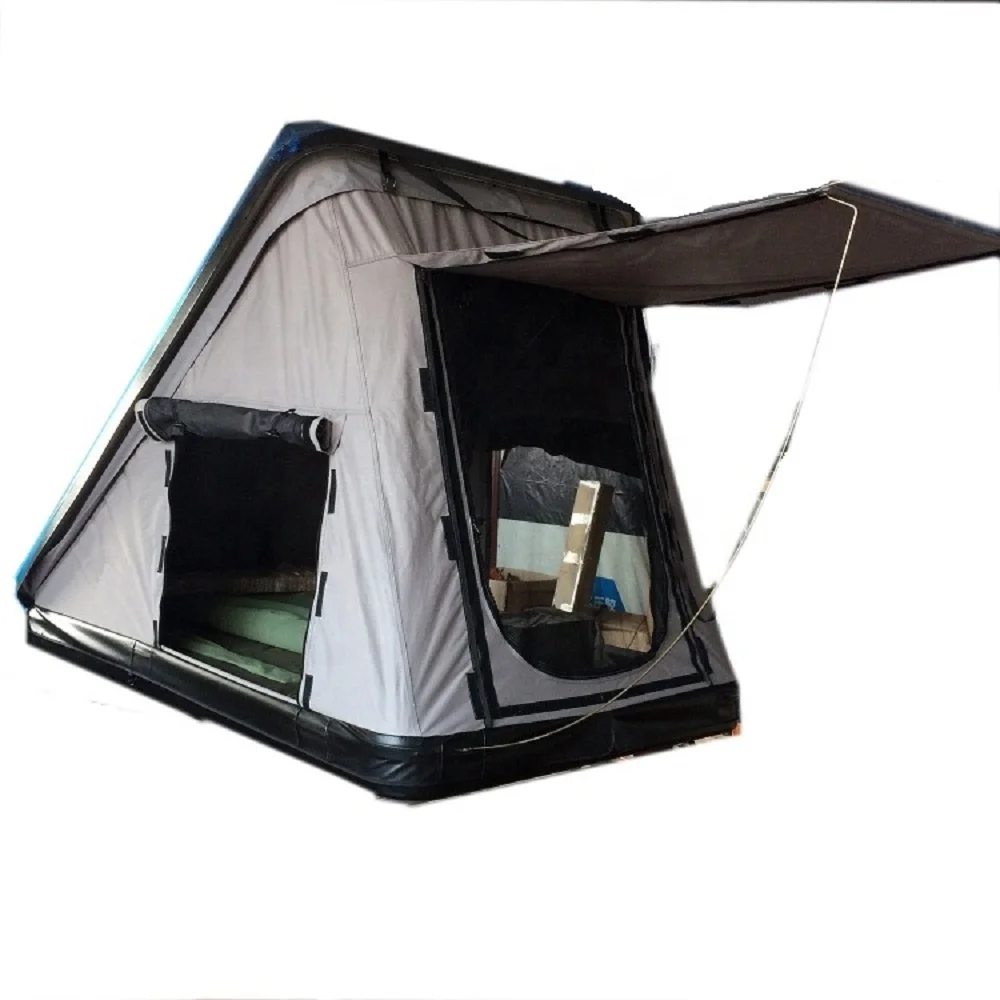 Folding 4x4 Wd Suv pop-up open outdoor Canvas camping automatic hard shell roof top car rooftop tent for sale