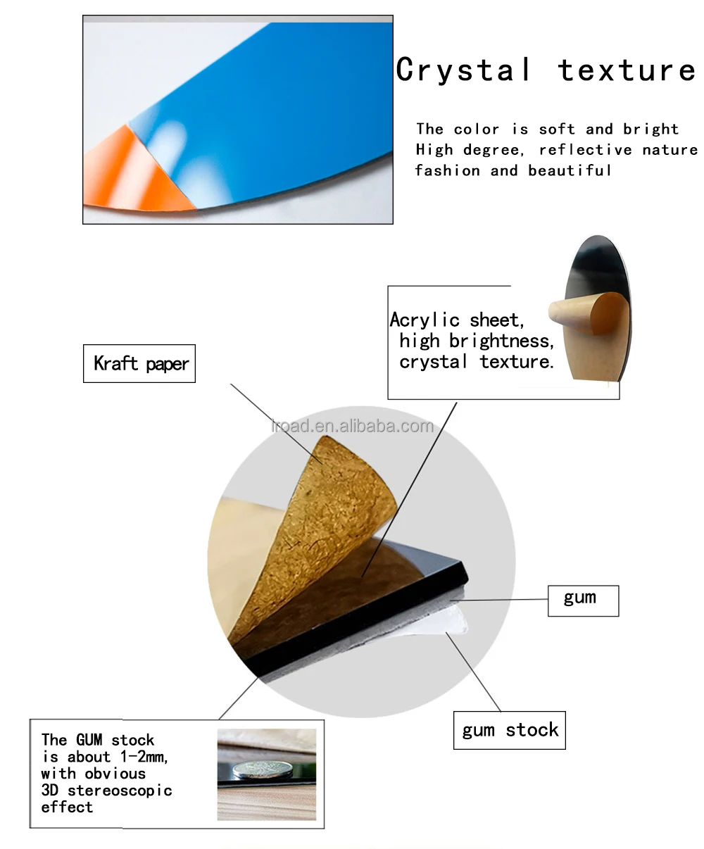 Office inspirational wall decoration sticker company corporate culture creative learning 3D three-dimensional text