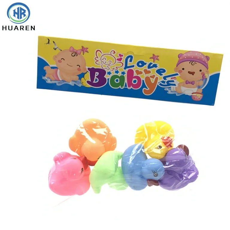 Pool Activity Custom Logo Multi Color Assortment Purple Blue Bulk PVC Assorted Mini Rubber Ducks