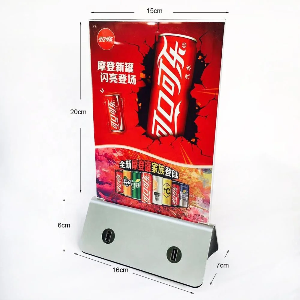 2020 Table Advertising Restaurant Menu Power Bank For Sale