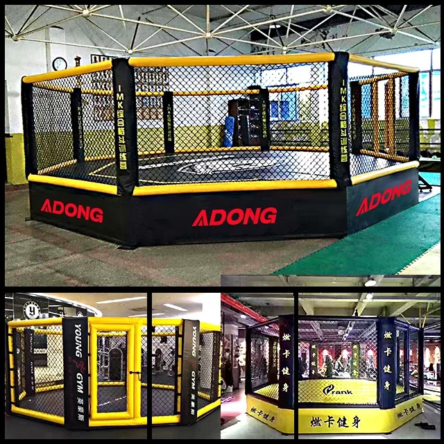 Прямые продажи с фабрики экономичная профессиональная клетка mma высокой спецификации/Настраиваемая восьмиугольная высокого качества
