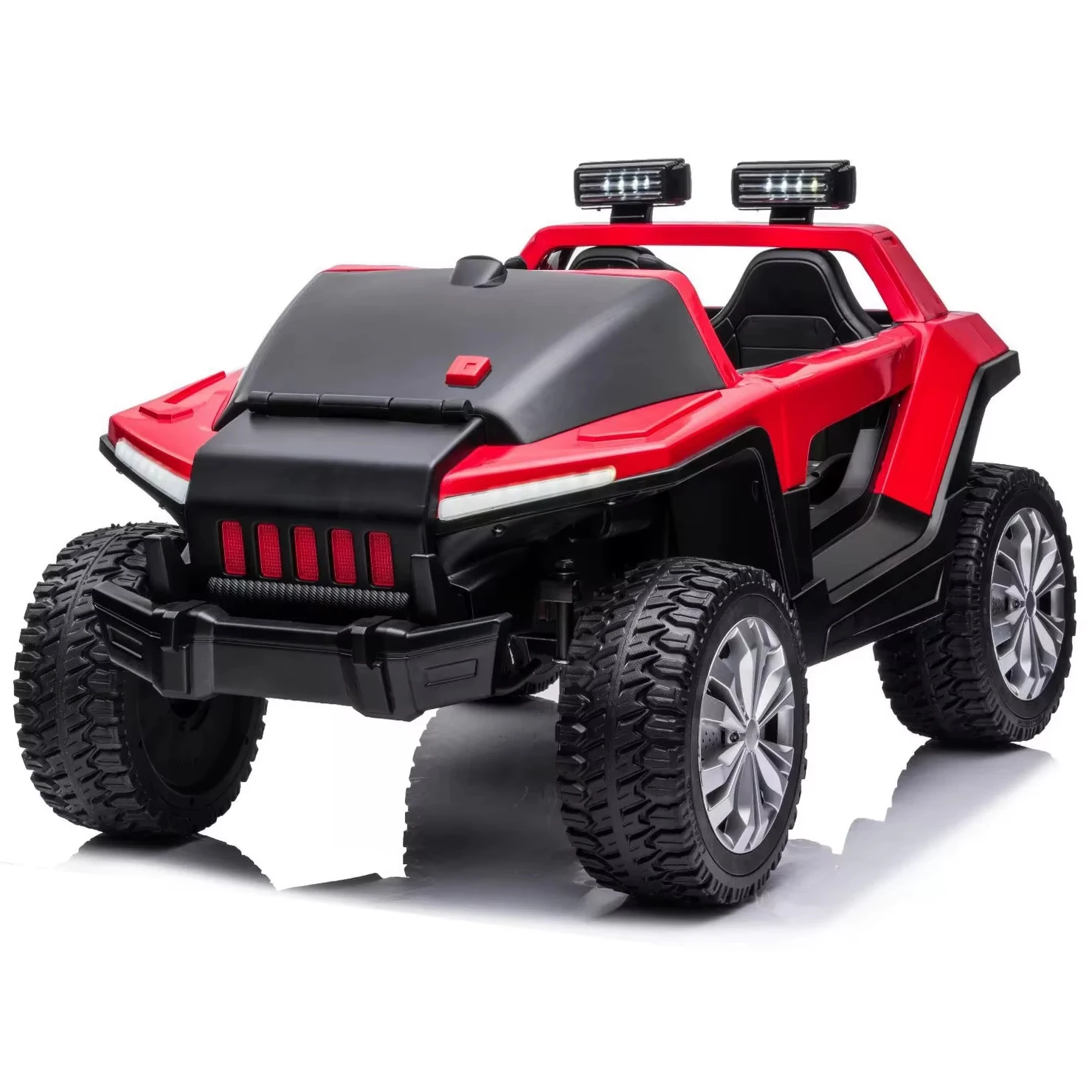 12V Electric 4WD UTV Buggy Double Motor Ride-on Car Kids 3+Years Big Kids 4x4 Wheel Plastic Material 2 Seat Off-Road Vehicle