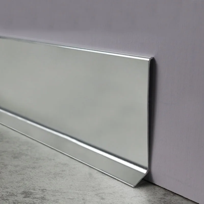 China Manufacturer Custom Skirting Baseboard Aluminum Skirting Board with Led Light