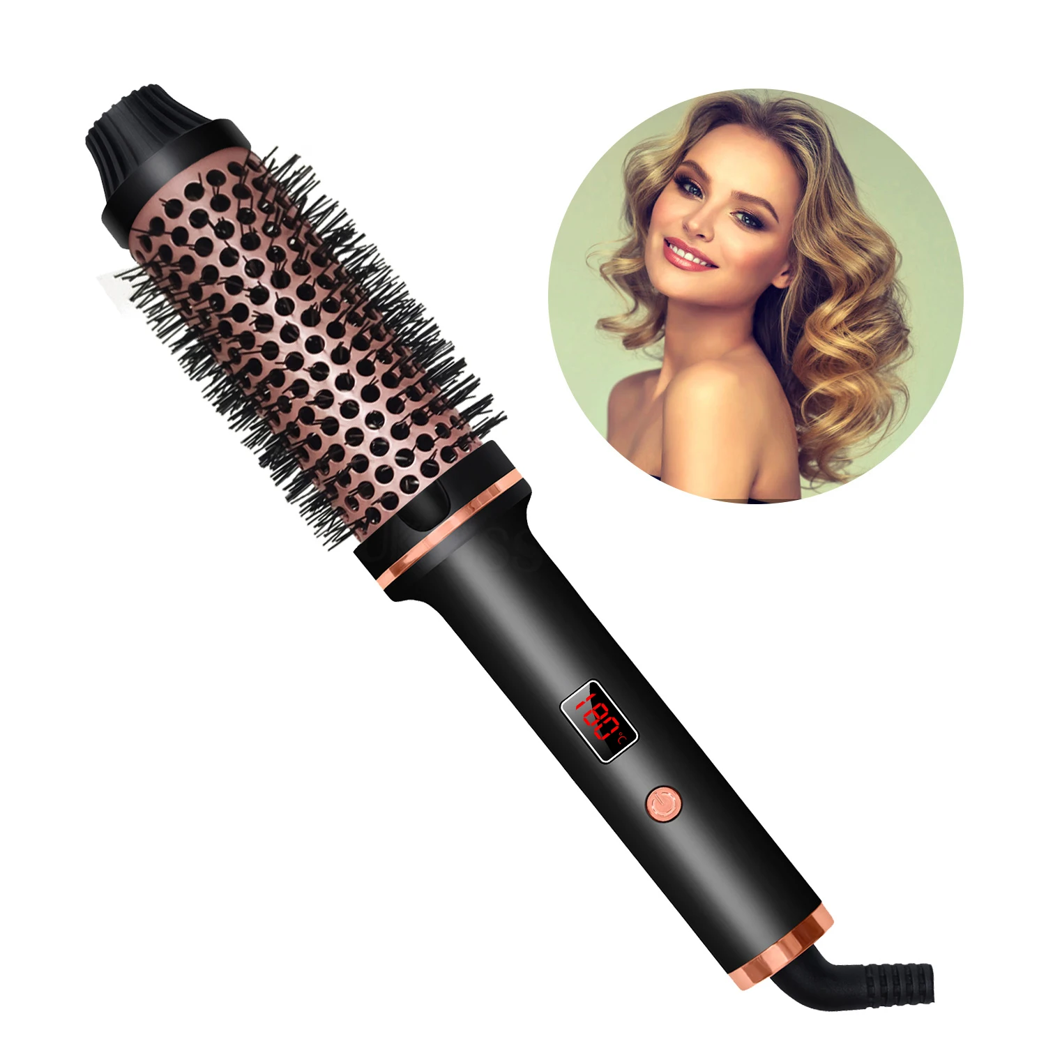 New curling iron straightening comb multi-functional household portable negative ion straightening comb
