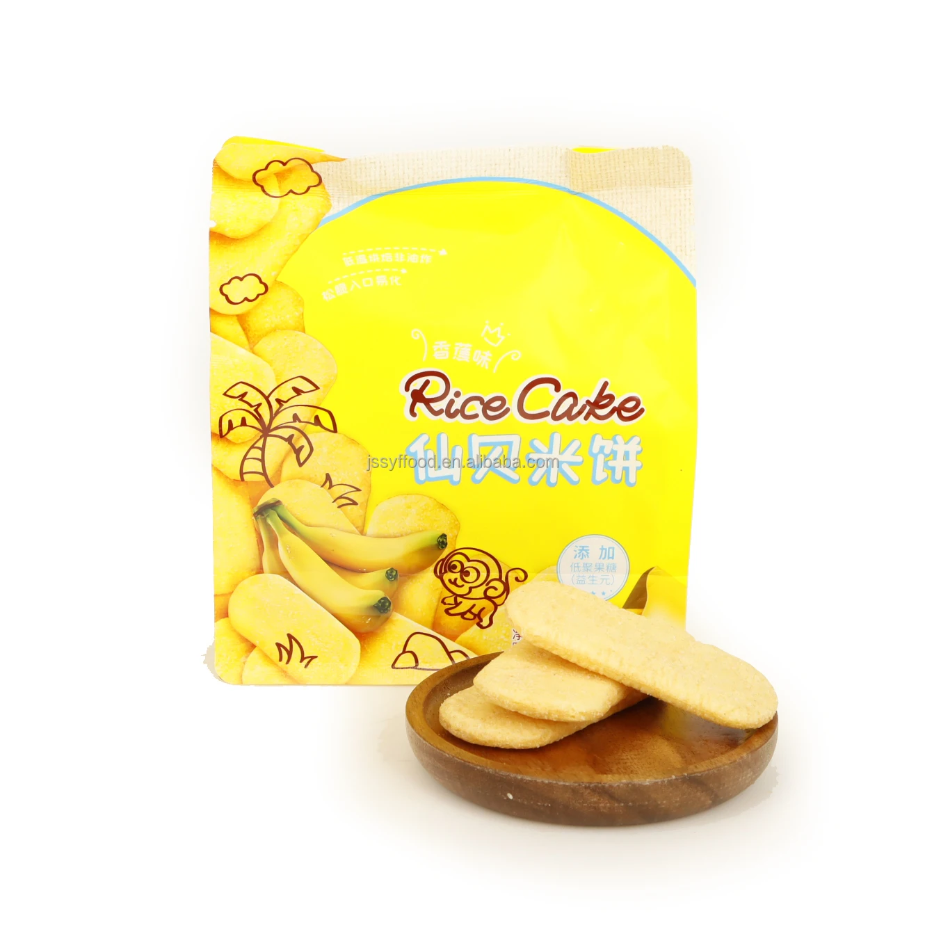 Snack food manufacturers wholesale health casual snacks delicious crisp rice biscuits non fried