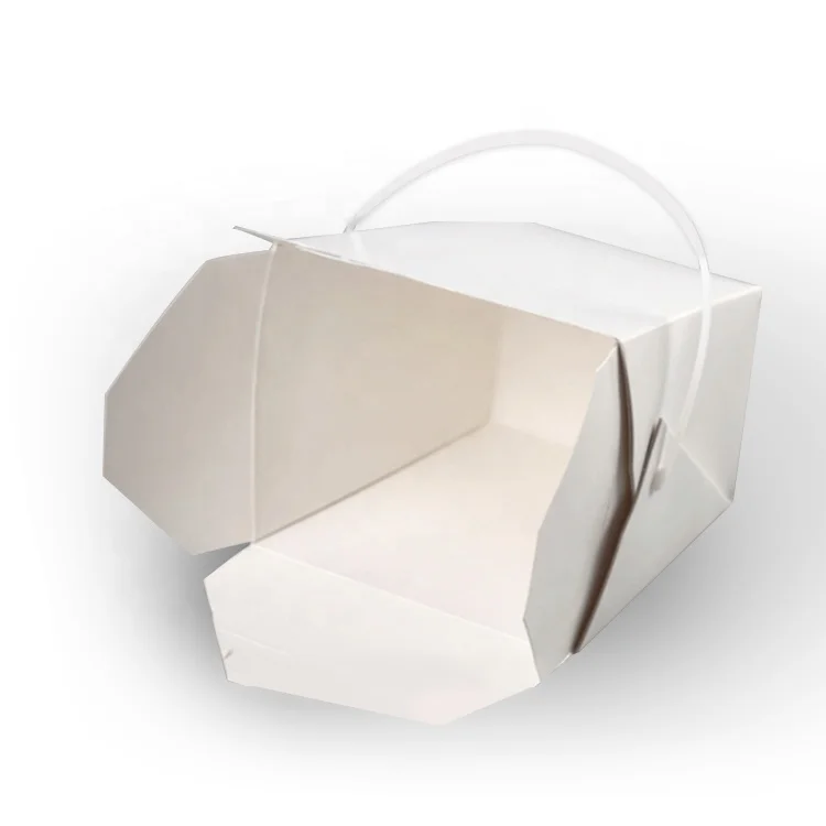 Factory price paper kraft box  lunch box disposable paper take out fast food packaging boxes with handle