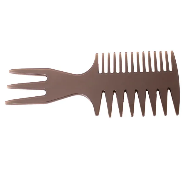 Salon anti static big double side comb hair multifunction curly long styling hair comb men bone tail wide tooth comb with logo