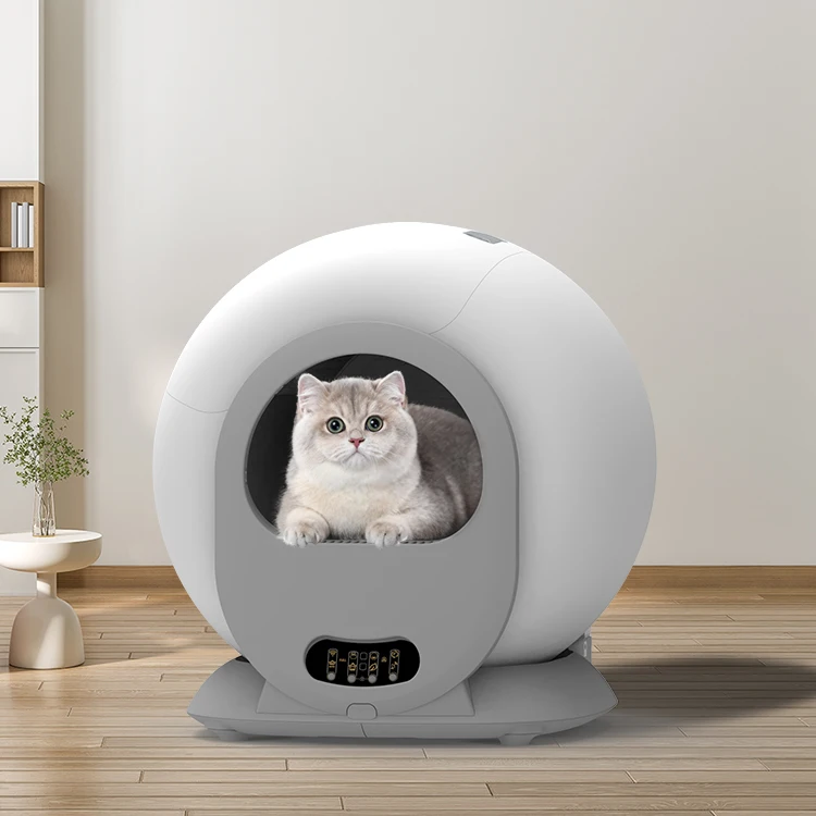 New design Electric litter box Cat Automatic cat litter box Smart Toilet WIFI control Smart toilet self cleaning Factory price