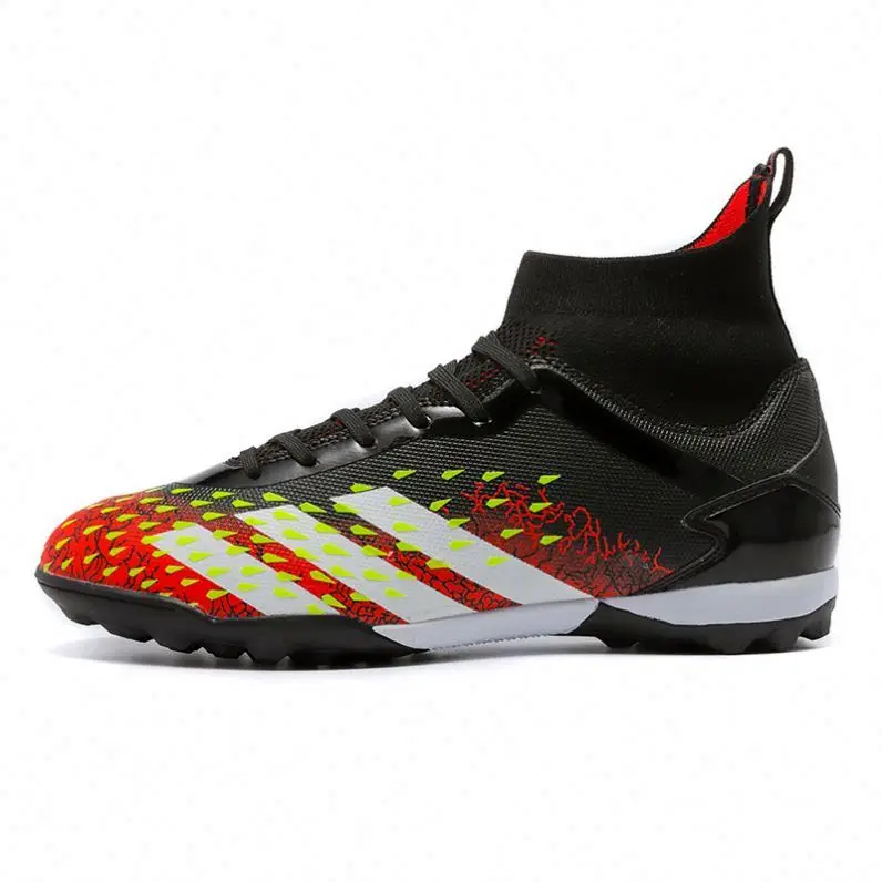 2021 New High Ankle  Cr7 Mercurial Superfly Sports Turf Futsal Indoor Soccer Shoes Cheap Rubber Sole Football Boots For Men OEM