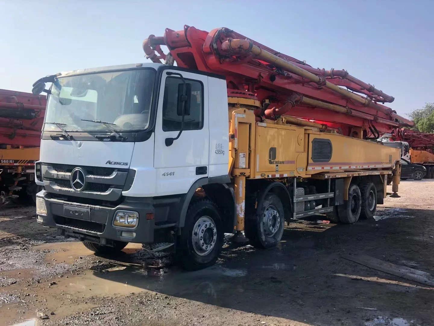 Горячая распродажа бетононасос Putzmeister SANY Zoomlion 37 м 46 38 42 52 56 66