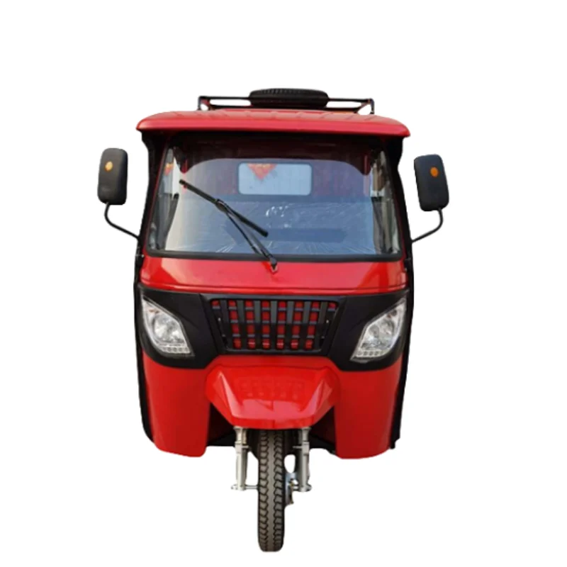 New Style Passenger Fully Motor Tricycle Fuel Oil Gasoline Three Wheels Motorcycle for Taxi