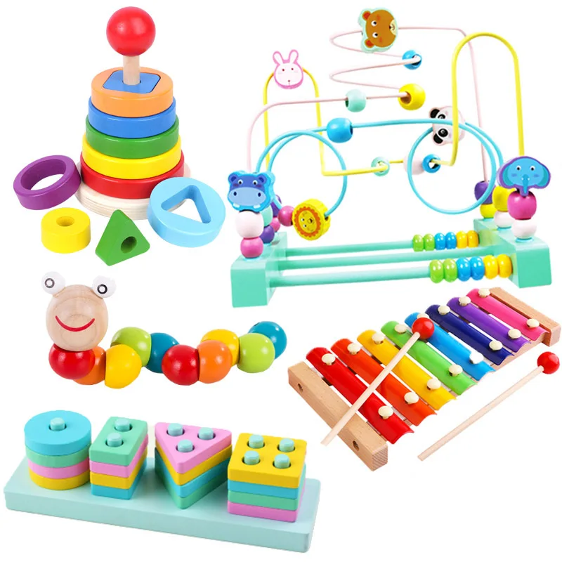 Умные экологически чистые деревянные игрушки для детей