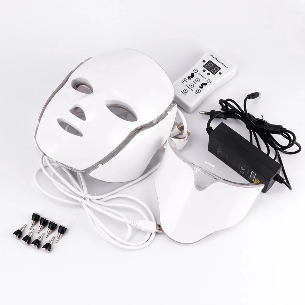  Smart Skin Beauty LED facial light therapy PDT photon 7 colors led
