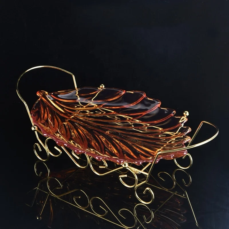 Acrylic multi color fruit tray holder unique crystal clear irregular fruit plate unbreakable tray for plates