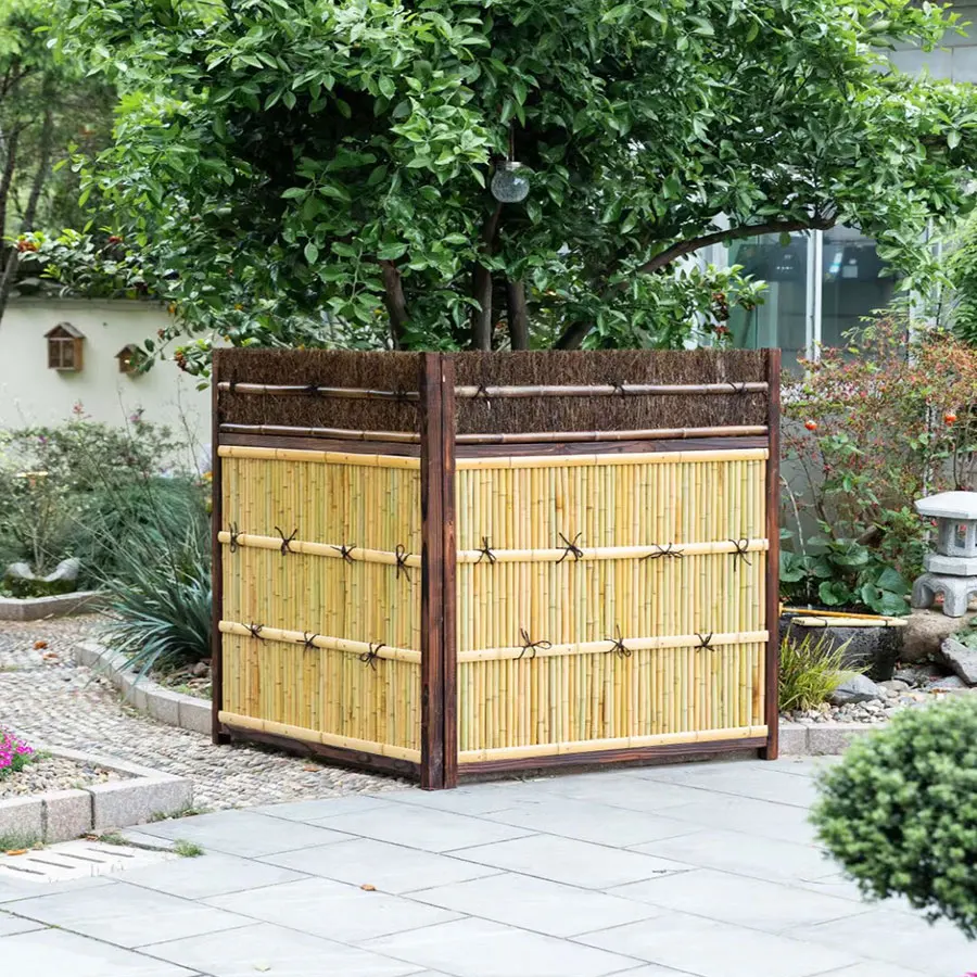 bamboo panals panel garden metal outdoor panels plastic screening 6ft high fence