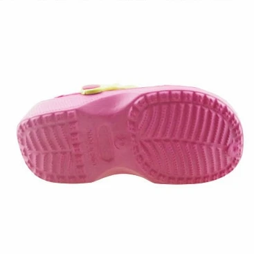 
girls fashion bow-knot full size solid color basic women platform sandal eva clogs shoes 